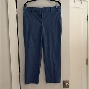 LOFT Navy Textured Pants